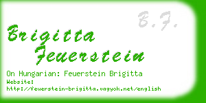 brigitta feuerstein business card